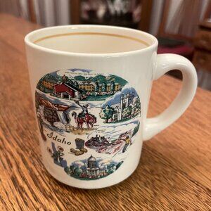 Vintage Idaho Souvenir Coffee Cup Mug by Conrad Crafters